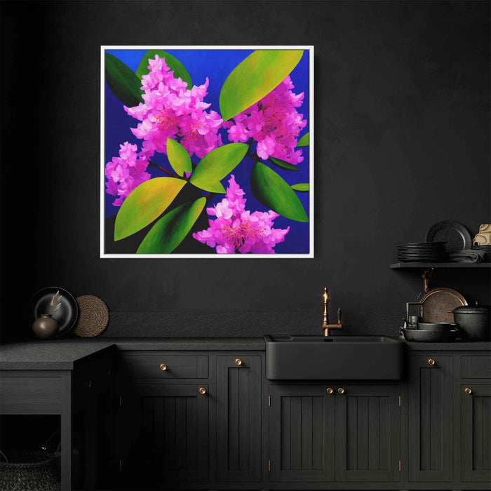 Cubist Oil Rhododendron #001 - Kanvah