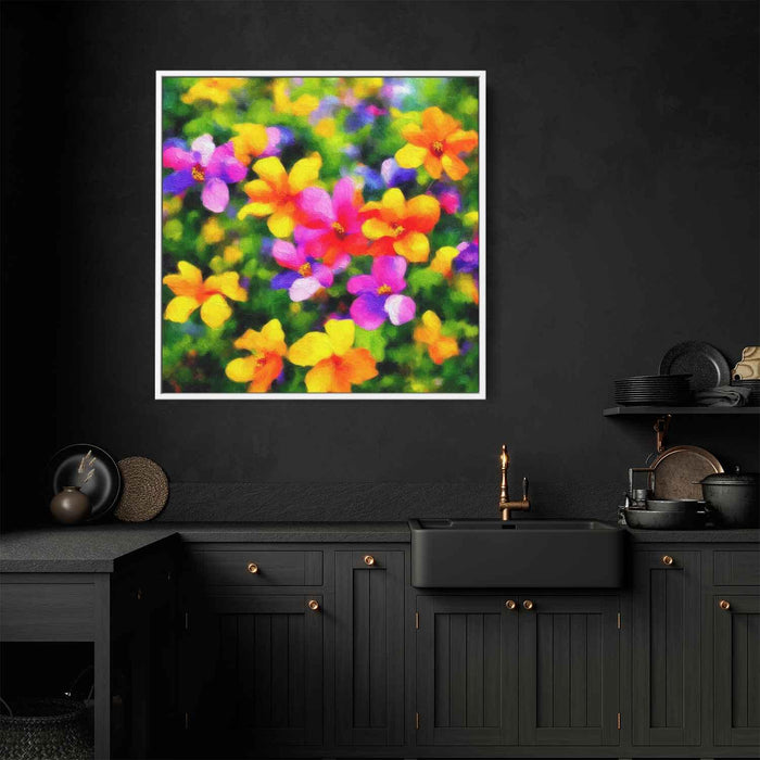Impressionist Oil Tropical Flowers #001 - Kanvah