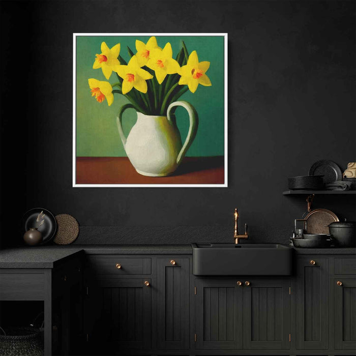 Modern Oil Daffodils #001 - Kanvah