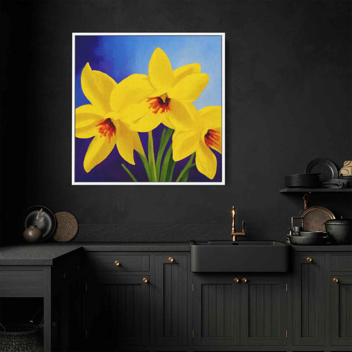 Modern Oil Daffodils #005 - Kanvah