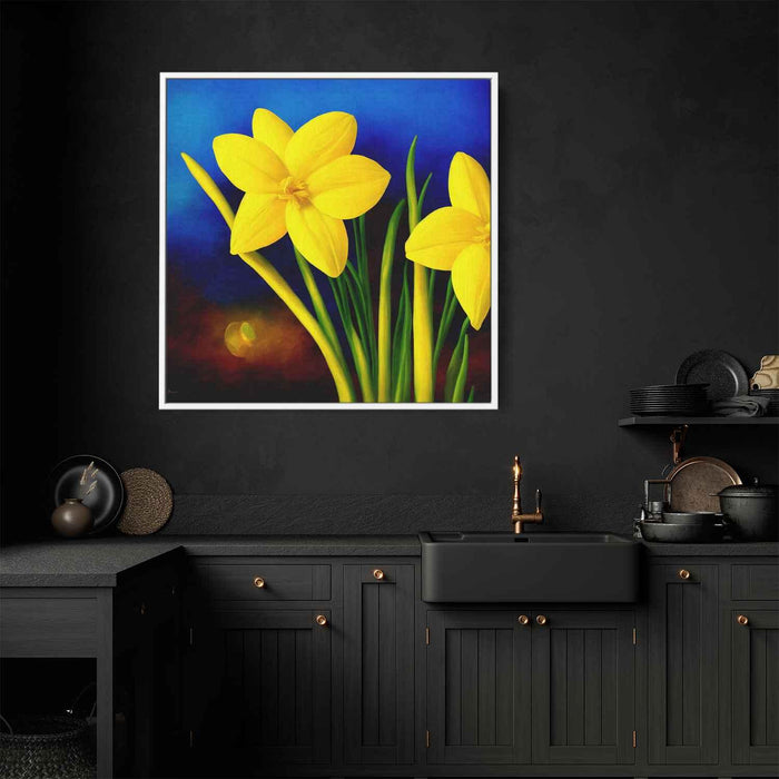 Daffodils Oil Painting #003 - Kanvah