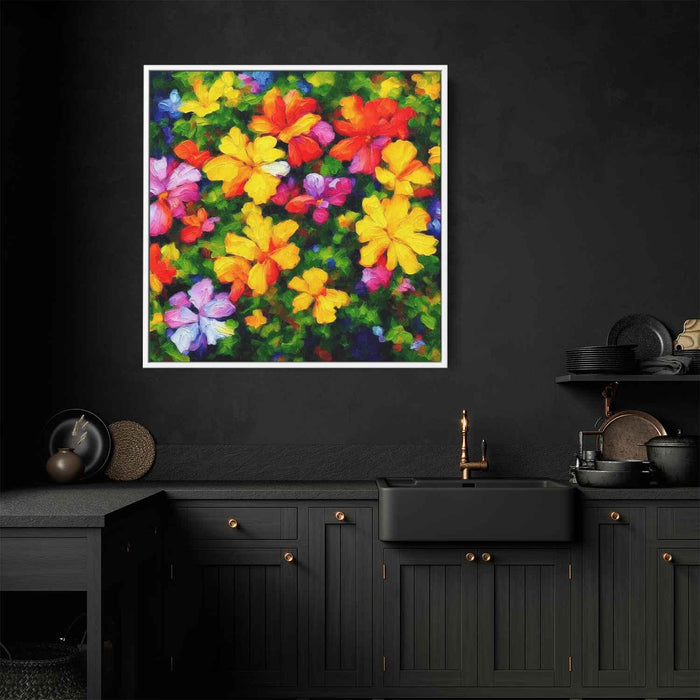 Tropical Flowers Oil Painting #005 - Kanvah