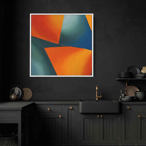 Orange Abstract Print #001 - Kanvah