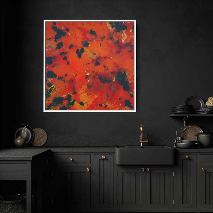 Orange Abstract Splatter #003 - Kanvah