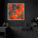 Orange Abstract Splatter #007 - Kanvah