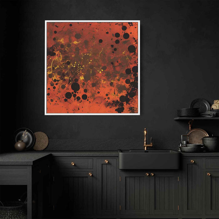 Orange Abstract Splatter #021 - Kanvah