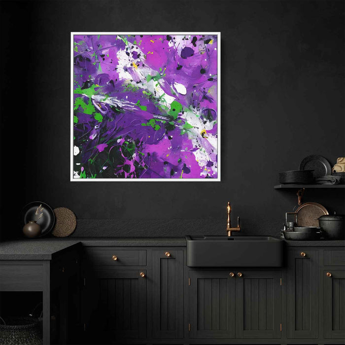 Purple Abstract Splatter #033 - Kanvah