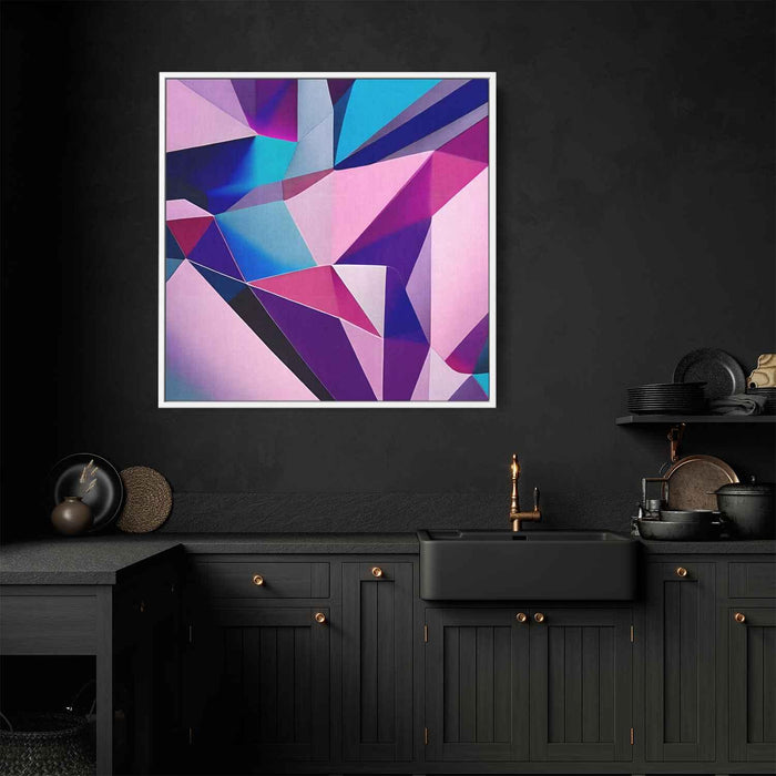 Purple Geometric Abstract #001 - Kanvah