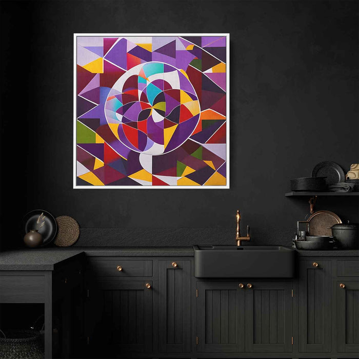 Purple Geometric Abstract #003 - Kanvah