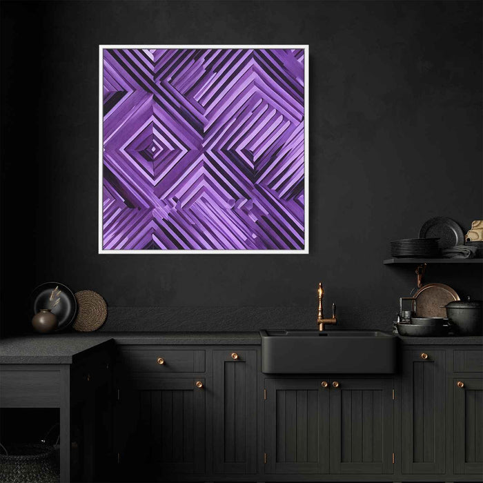 Purple Geometric Abstract #007 - Kanvah