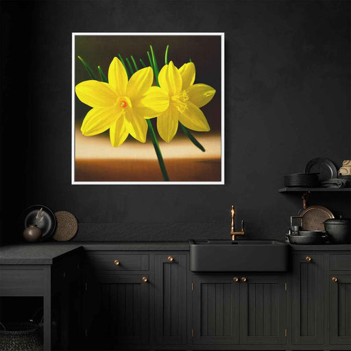 Realistic Oil Daffodils #003 - Kanvah
