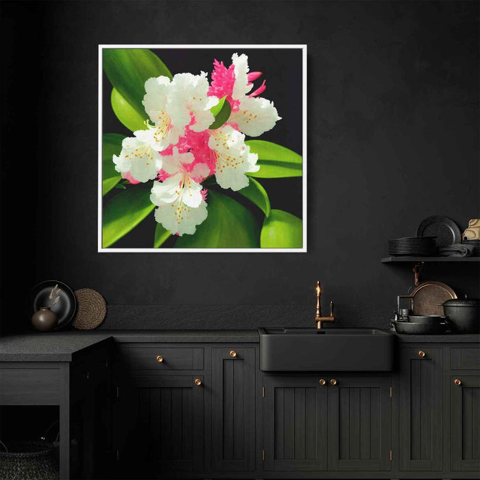 Realistic Oil Rhododendron #001 - Kanvah