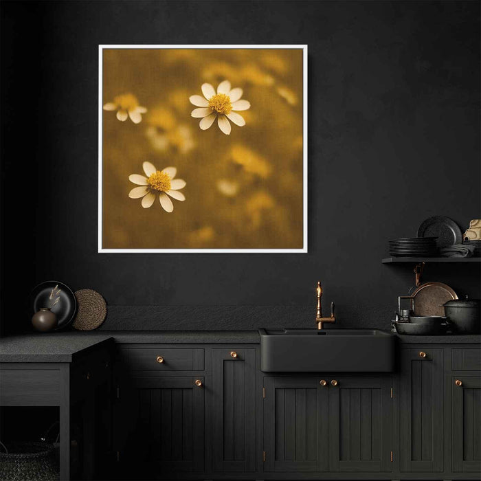 Sepia Wild Flowers #001 - Kanvah