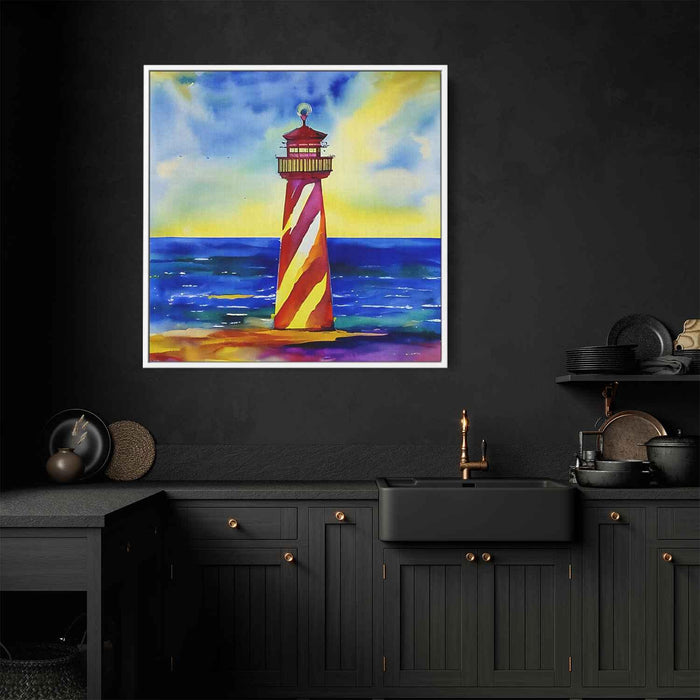 Watercolor Lighthouse #007 - Kanvah