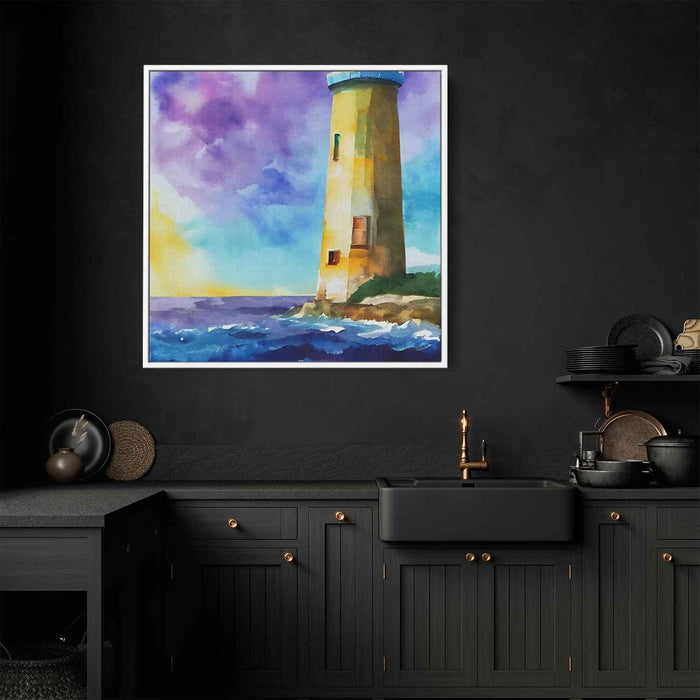 Watercolor Lighthouse #025 - Kanvah