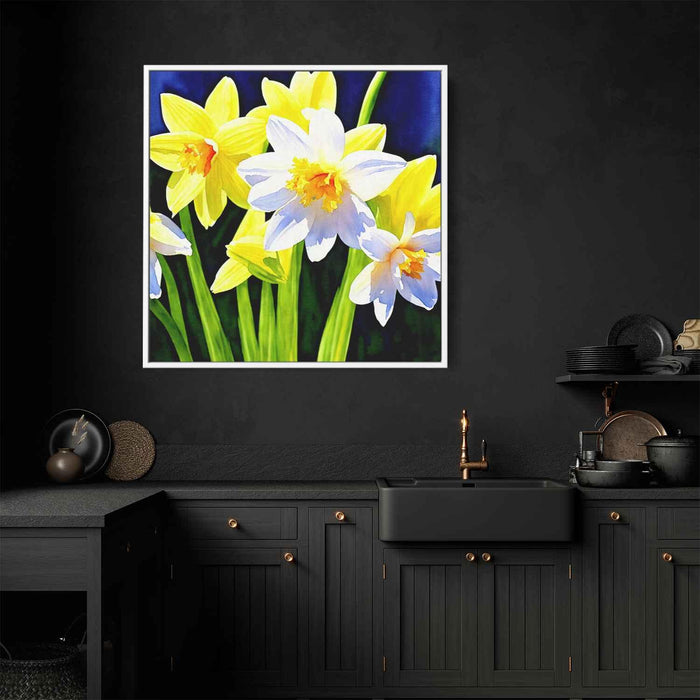 Watercolor Daffodils #003 - Kanvah