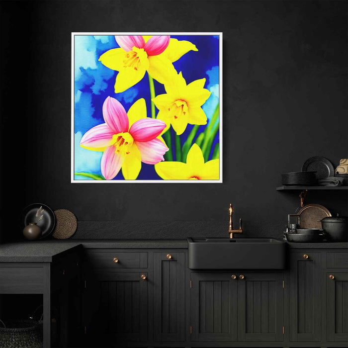 Watercolor Daffodils #007 - Kanvah
