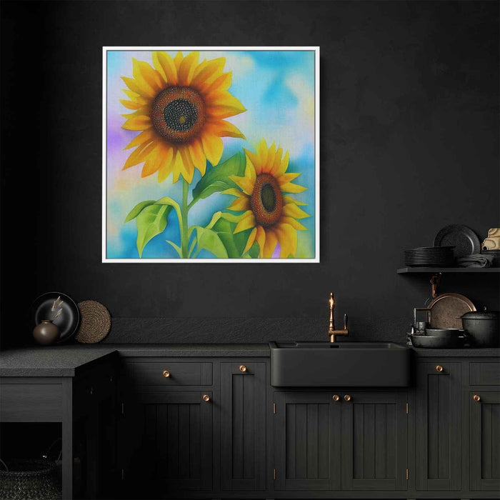 Watercolor Sunflower #001 - Kanvah