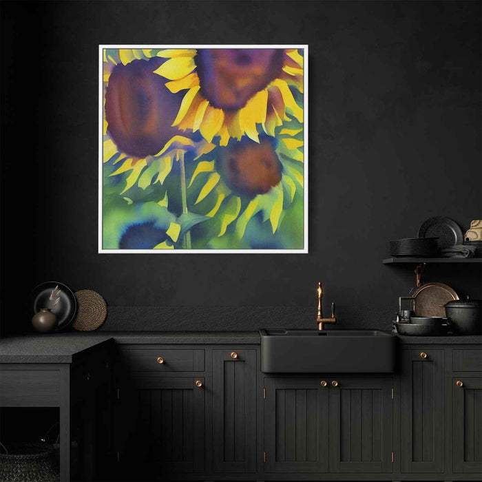 Watercolor Sunflower #003 - Kanvah