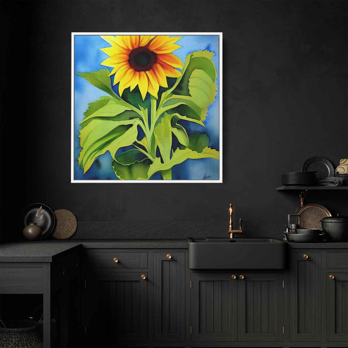 Watercolor Sunflower #015 - Kanvah