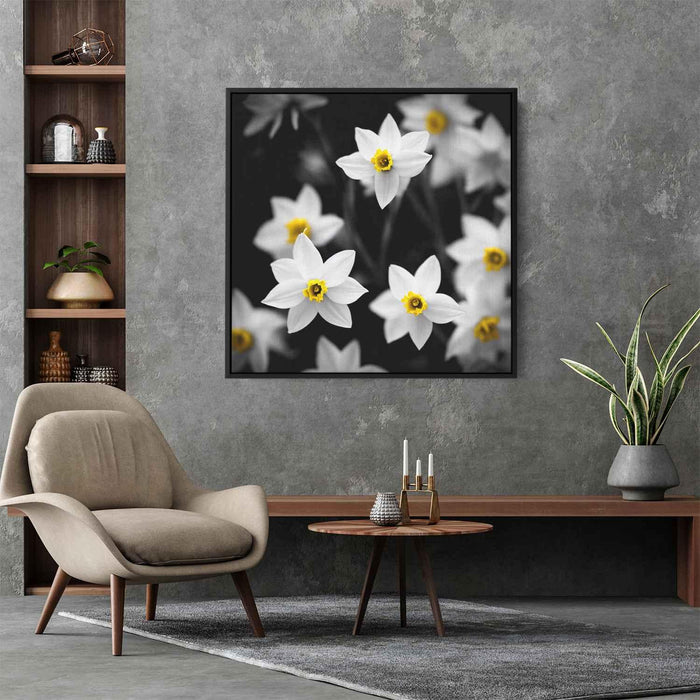 Black and White Daffodils #005 - Kanvah