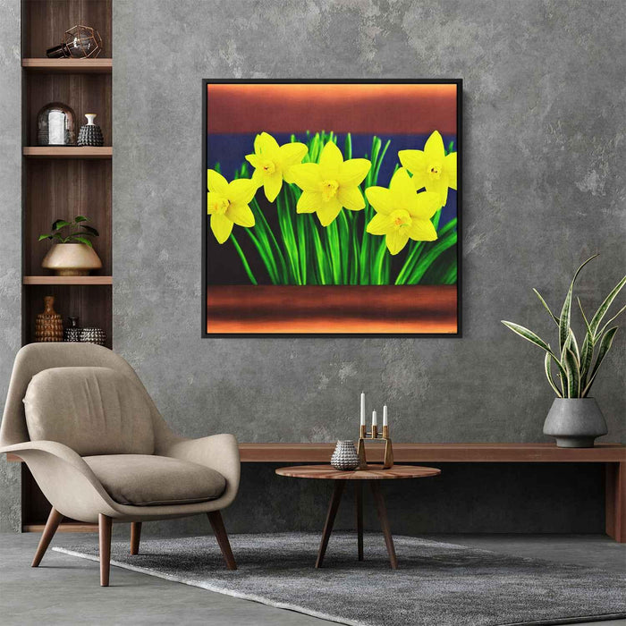Pencil Drawing Daffodils #001 - Kanvah