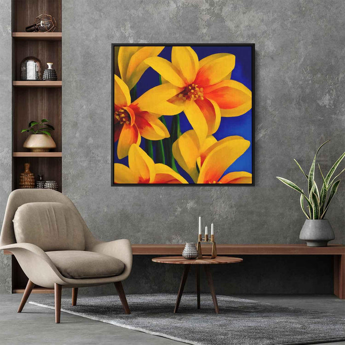 Contemporary Oil Daffodils #003 - Kanvah