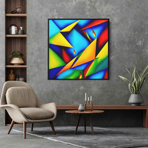 Cubist Oil Birds of Paradise #003 - Kanvah