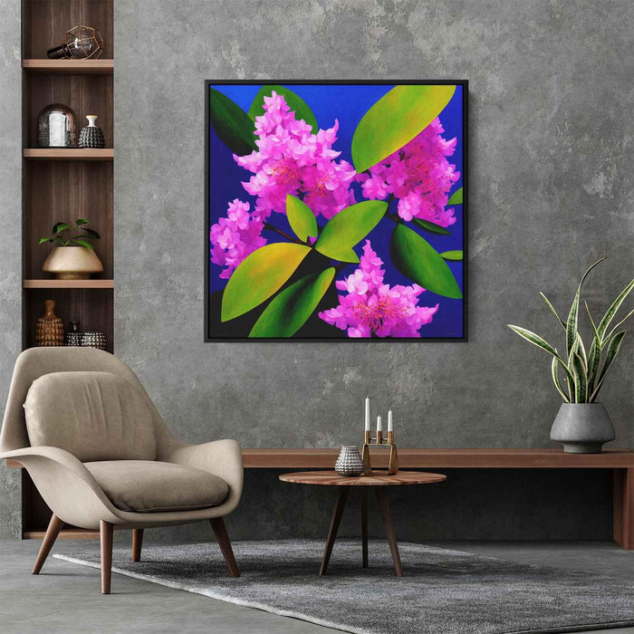 Cubist Oil Rhododendron #001 - Kanvah