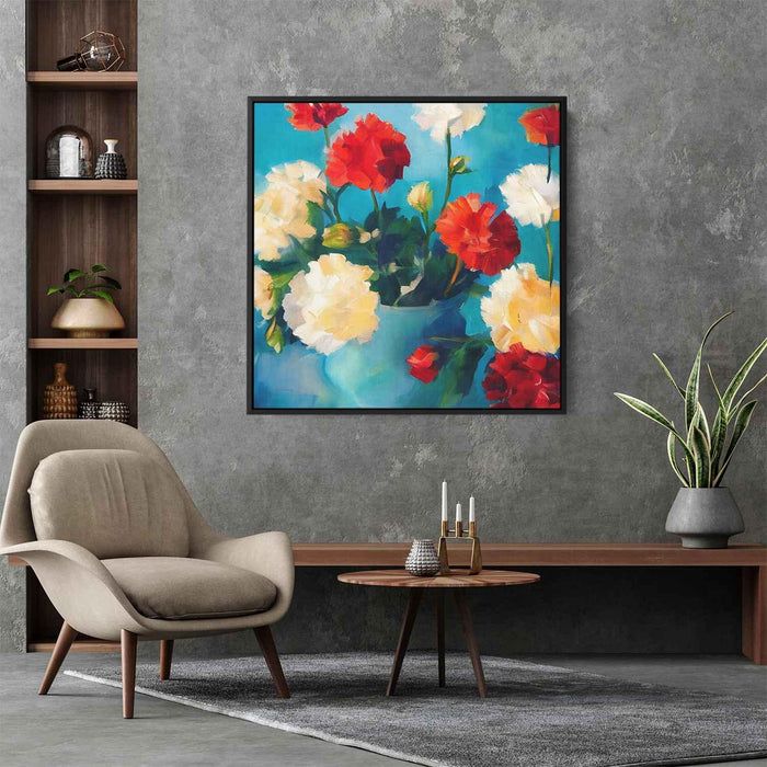 Cubist Painting Carnations #007 - Kanvah