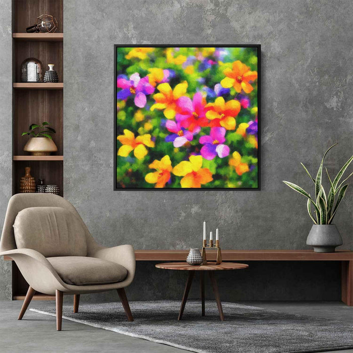 Impressionist Oil Tropical Flowers #001 - Kanvah