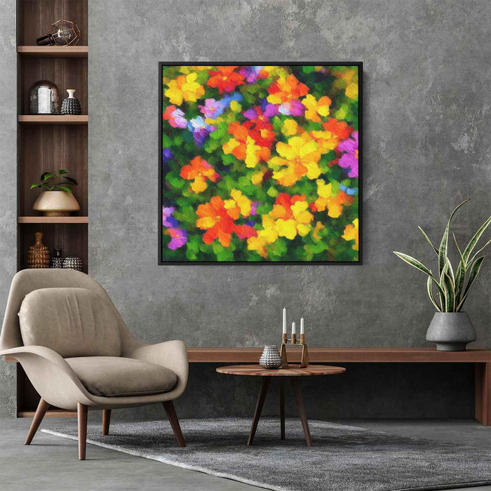 Impressionist Oil Tropical Flowers #007 - Kanvah