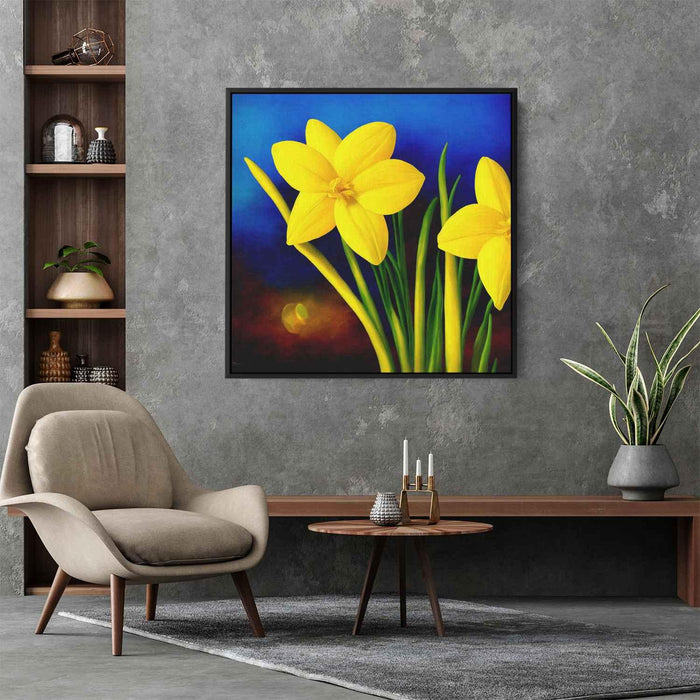 Daffodils Oil Painting #003 - Kanvah