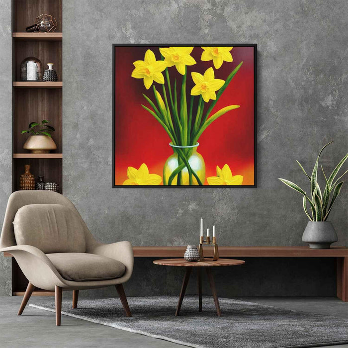 Daffodils Oil Painting #005 - Kanvah