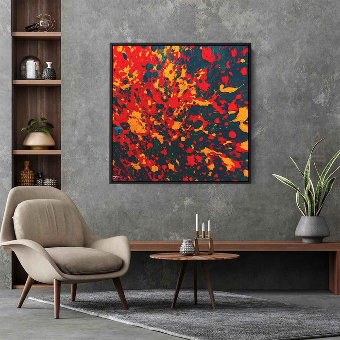 Orange Abstract Splatter #005 - Kanvah