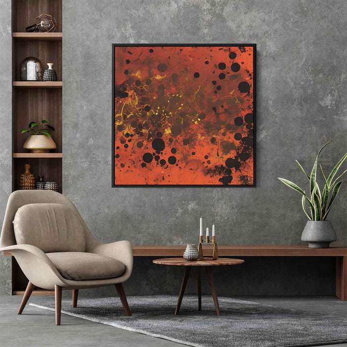 Orange Abstract Splatter #021 - Kanvah