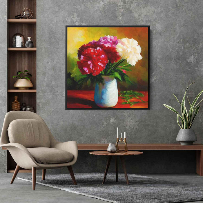 Post Impressionist Carnation Painting #003 - Kanvah