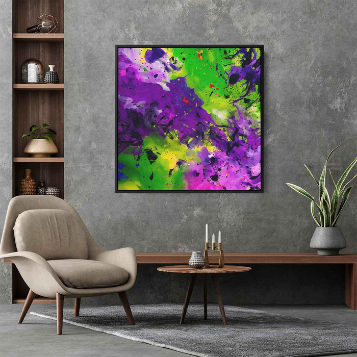 Purple Abstract Splatter #001 - Kanvah