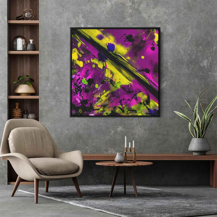 Purple Abstract Splatter #007 - Kanvah