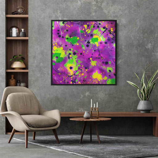 Purple Abstract Splatter #013 - Kanvah