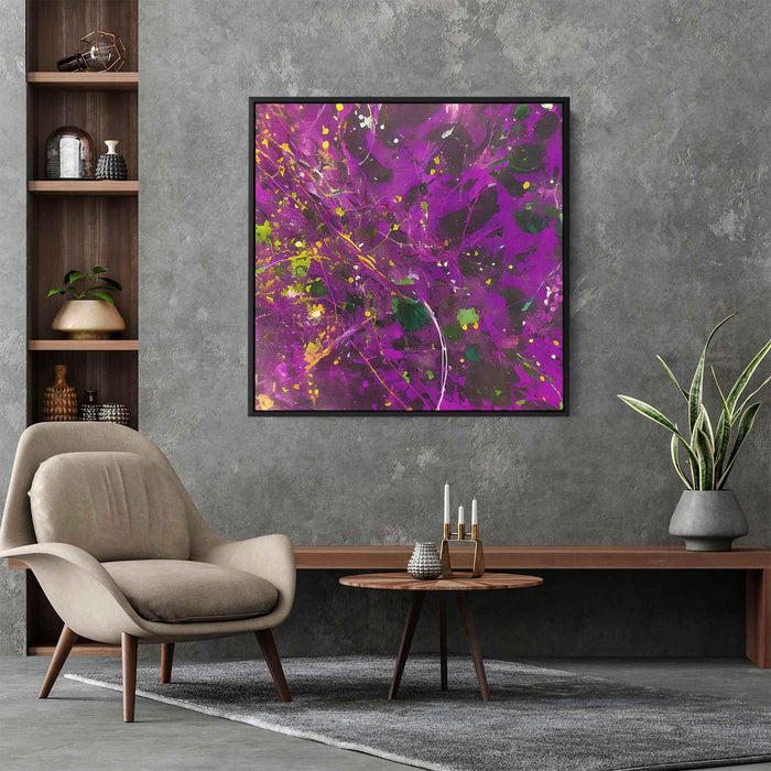 Purple Abstract Splatter #015 - Kanvah