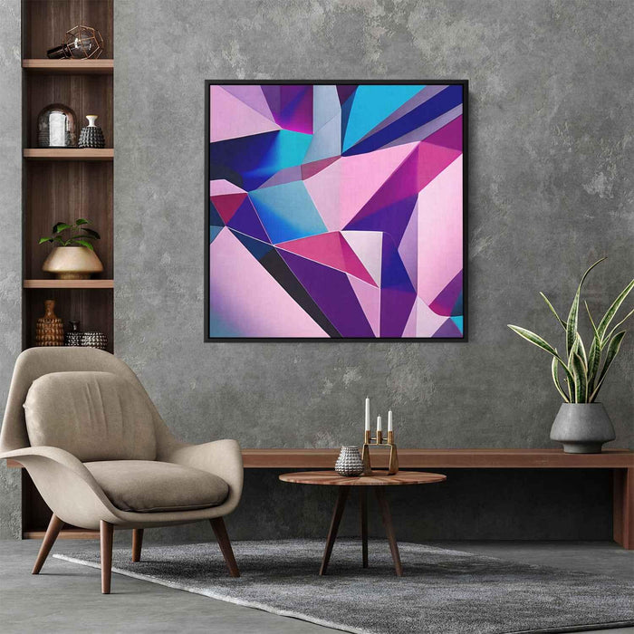 Purple Geometric Abstract #001 - Kanvah