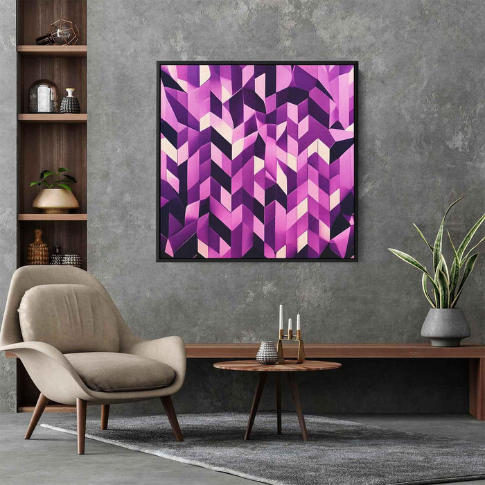 Purple Geometric Abstract #011 - Kanvah