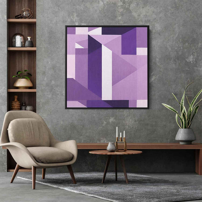 Purple Geometric Abstract #013 - Kanvah