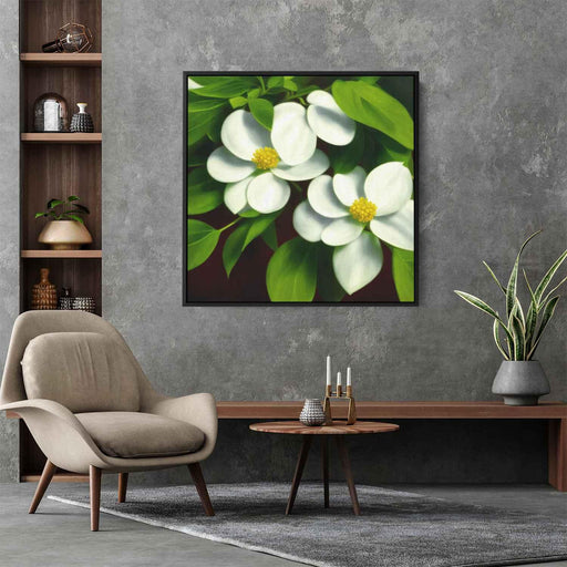 Realistic Oil Dogwood #001 - Kanvah