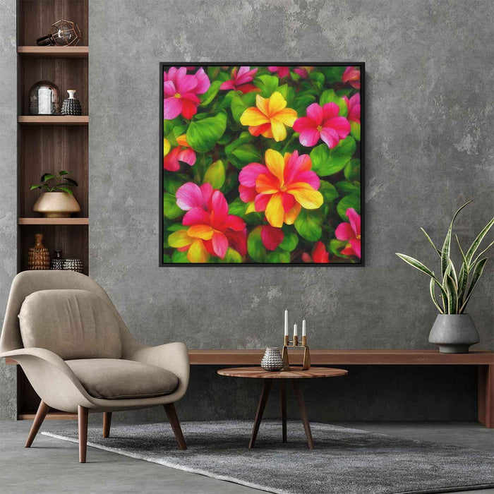 Realistic Oil Tropical Flowers #001 - Kanvah