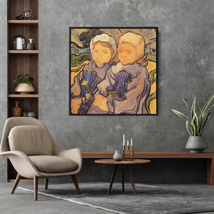 Two Children (1890) by Vincent van Gogh - Kanvah