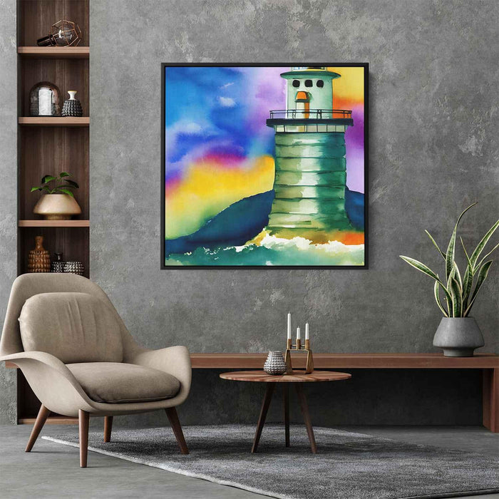 Watercolor Lighthouse #013 - Kanvah