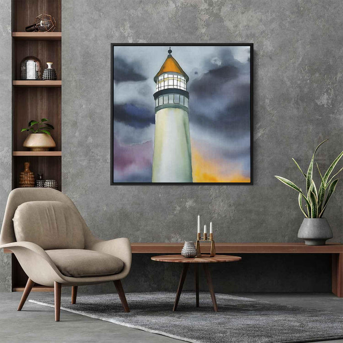 Watercolor Lighthouse #047 - Kanvah