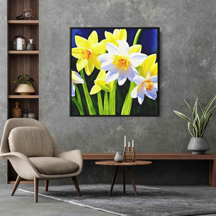 Watercolor Daffodils #003 - Kanvah